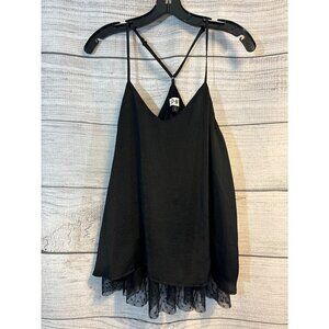 D×N×T Layered Racerback Camisole With Lace Detail Size L